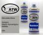 Preview: Mercedes-Benz, Designo Magno Sylvanitgrau Metallic, 054: 400ml Sprühdose + 400ml Klarlack - Set, von ATW Autoteile West.